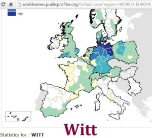 Witt distribution