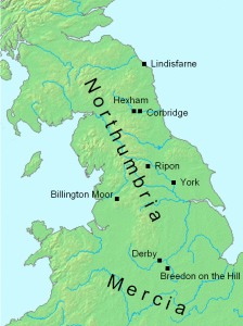 Northumbria location map