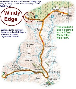Wind Edge, Infinis planned wind farm walk.