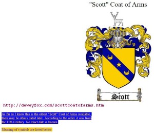 old Scott arms & symbols (1)