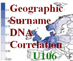 Geographic DNA Surname Crorrelation