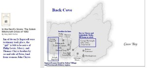 Casco Bay Falmouth map