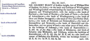 Sir Gilbert heir to William son of Gilbert
