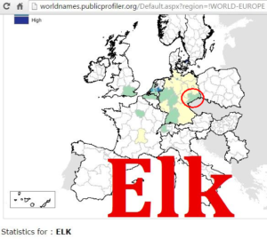 Elk, Elch distribution