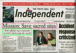 Mission--Save sacred sites