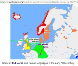 Gemanic-Danish-E Norse migration