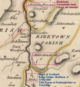 Gladstanis_Treviotdale_land_with_Crosar_Crozier_tenants_map