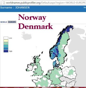 Johansen distribution Denmark & Norway