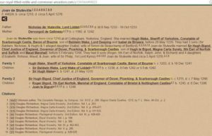 Wake Stuteville genealogy (1)