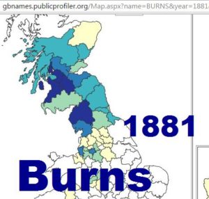 Burns distribution 1881