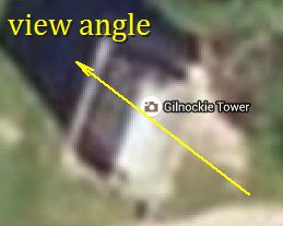 Gilnockie-Hollows Tower view angle